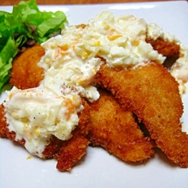 チキンカツでチキン南蛮♪タルタルも簡単!